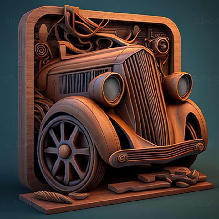 3D model Car Mechanic Simulator 2014 game (STL)